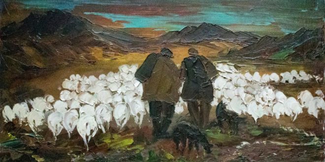 pastori con gregge