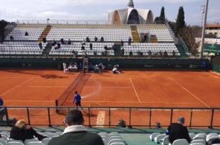 Lo stadio centrale del Tennis Club Cagliari