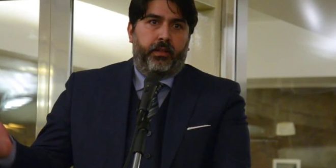 Il presidente della Regione Sardegna Christian Solinas