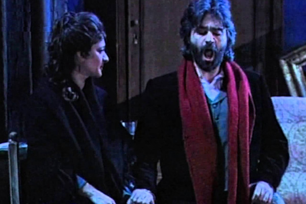 Andrea Bocelli e Daniela Dessì nell'opera lirica "La Bohème"