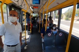 Nei bus dell'Atp di Sassari avviso di fermata "parlante"