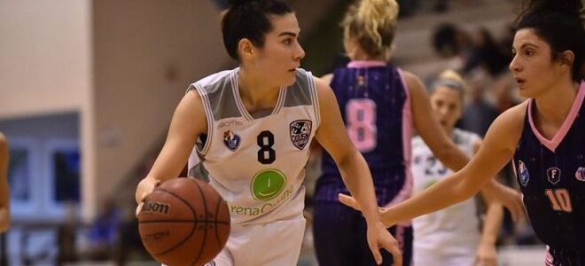 Eugenia Caldaro, giocatrice del CUS Cagliari Basket Femminile