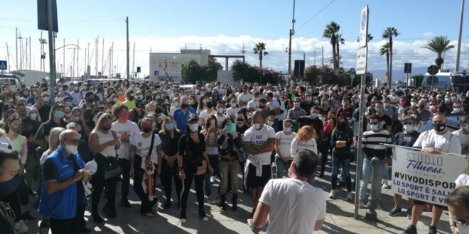 Manifestazione a Cagliari del mondo dello sport
