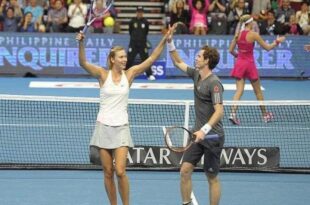 Maria Sharapova ed Andy Murray insieme nel doppio misto