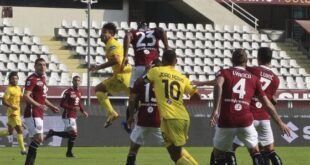 azione della partita di calcio Torino-Cagliari 2-3