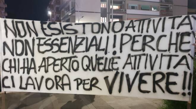 Protesta degli sportivi a Roma