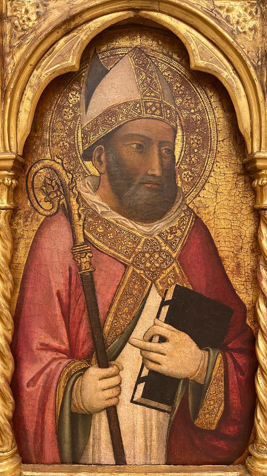 San Nicola nel trittico medievale ospiatato nelle sale della Pinacoteca