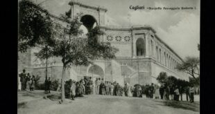 Post 1903 Cagliari Prospetto Passeggiata Umberto I ACC Fondo Cartoline ss782 r