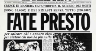 Il Mattino Napoli 26.11.1980 terremoto Irpinia