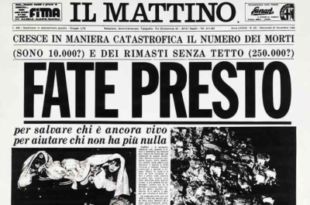 Il Mattino Napoli 26.11.1980 terremoto Irpinia