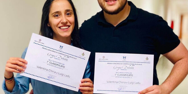 Valentina Chirra e Luigi Ladu vincitori prima edizione Concorso di Composizione Musicale Grazia Deledda