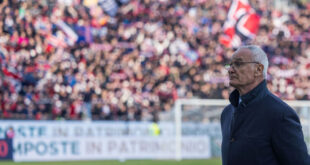 Ranieri, con il Benevento partita difficile ma vogliamo la vittoria