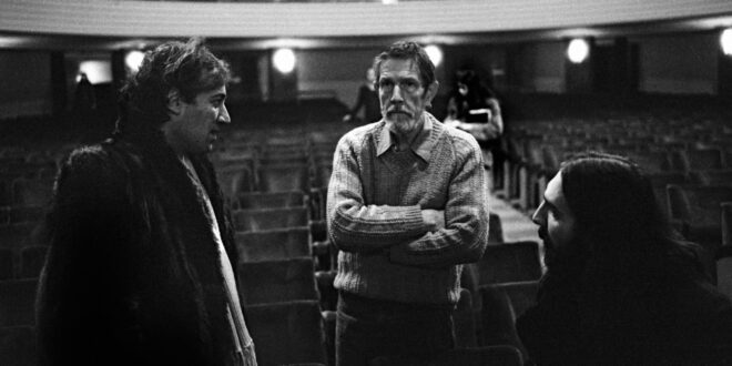 John Cage nel 1976 al teatro lirico di Milano foto Roberto Masotti